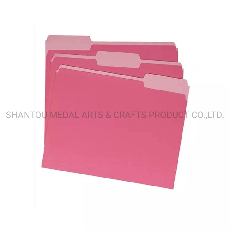 Office Accessories Pink Cardboard Paper File Folder for Sale