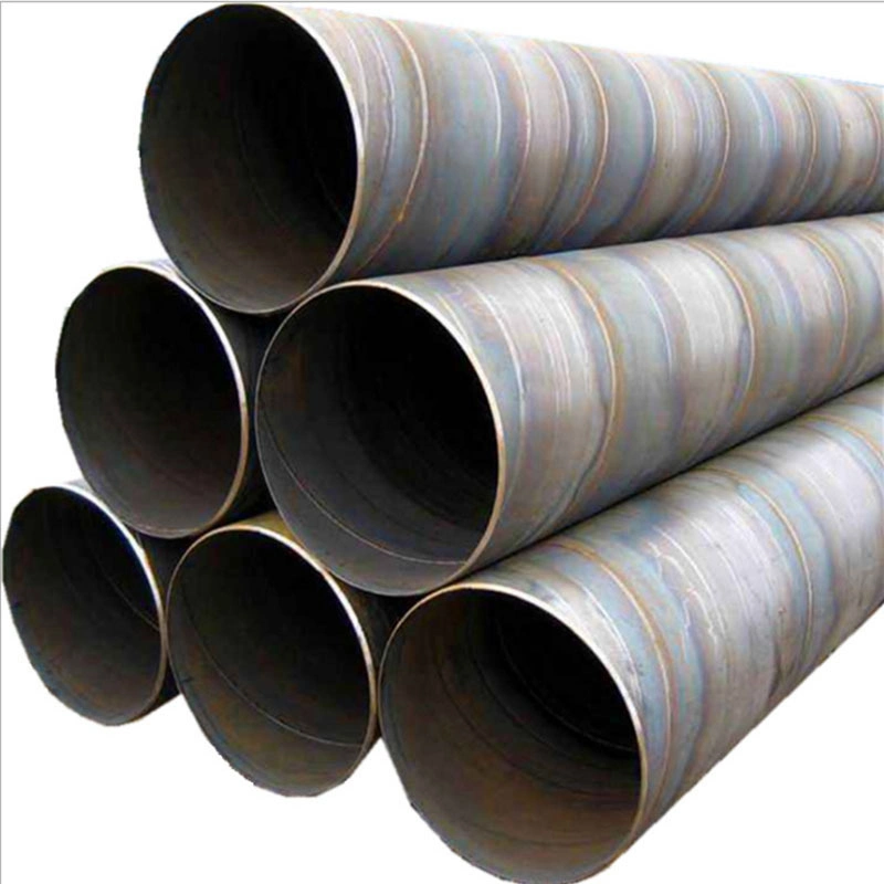 ASTM A36 A53 A106 LSAW SSAW Sawl ERW Large Diameter Sch 40 Carbon Steel Spiral Welded Tube Pipe Galvanized Helical Steel Pipe API5l Material