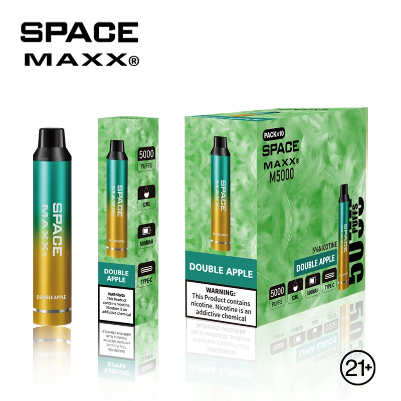 USA EU heißer Verkauf 5000 Puffs Klassischer Stil Einweg-Vape Stift Großhandel/Lieferantspreis Space Maxx M5000 Vape Citrus Lemon Vapepen