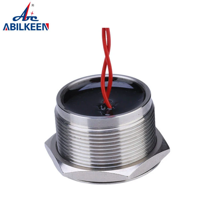 22mm Stainless Steel Anodized Aluminum Alloy 12V Waterproof IP68 Piezo Switch