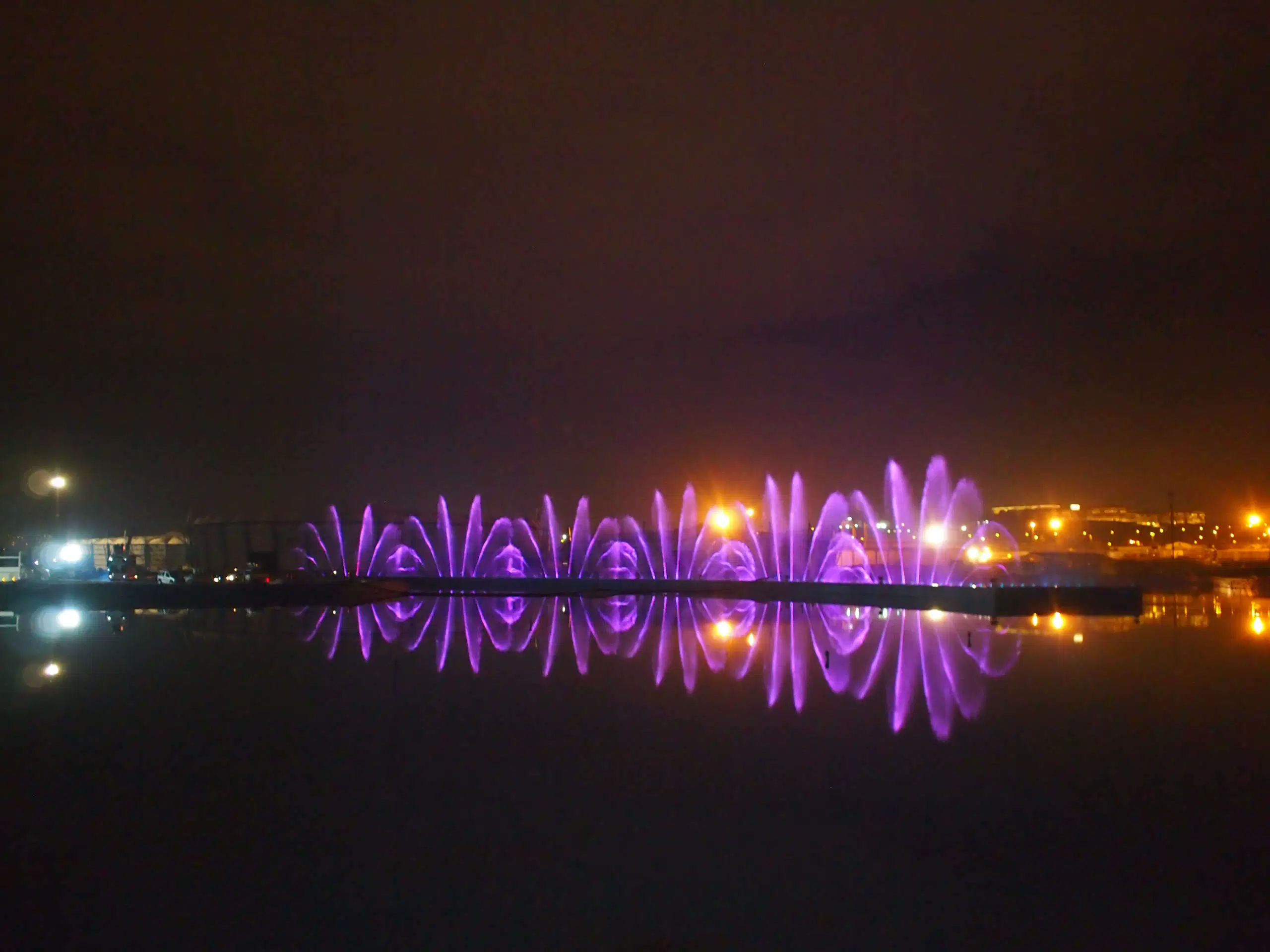 Grande ecrã de água Laser Musical Fountain em Ancara