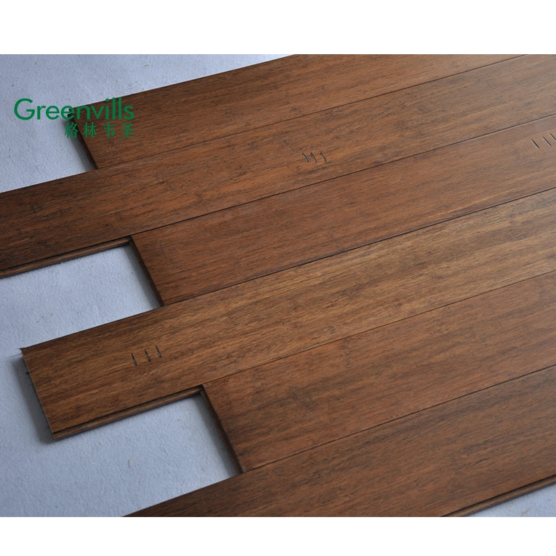 Interiores modernos de alta qualidade relevo, pisos de madeira maciça Strand Tecidos de piso de bambu