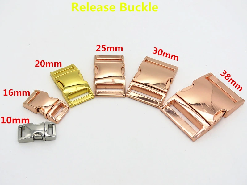 High quality/High cost performance  Metal D Rings Adjustable Slide Quick Release Buckles Swivel Dog Hooks for Dog Collar