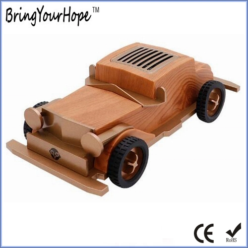 Wooden Retro Vintage Car Bluetooth Speaker for Children