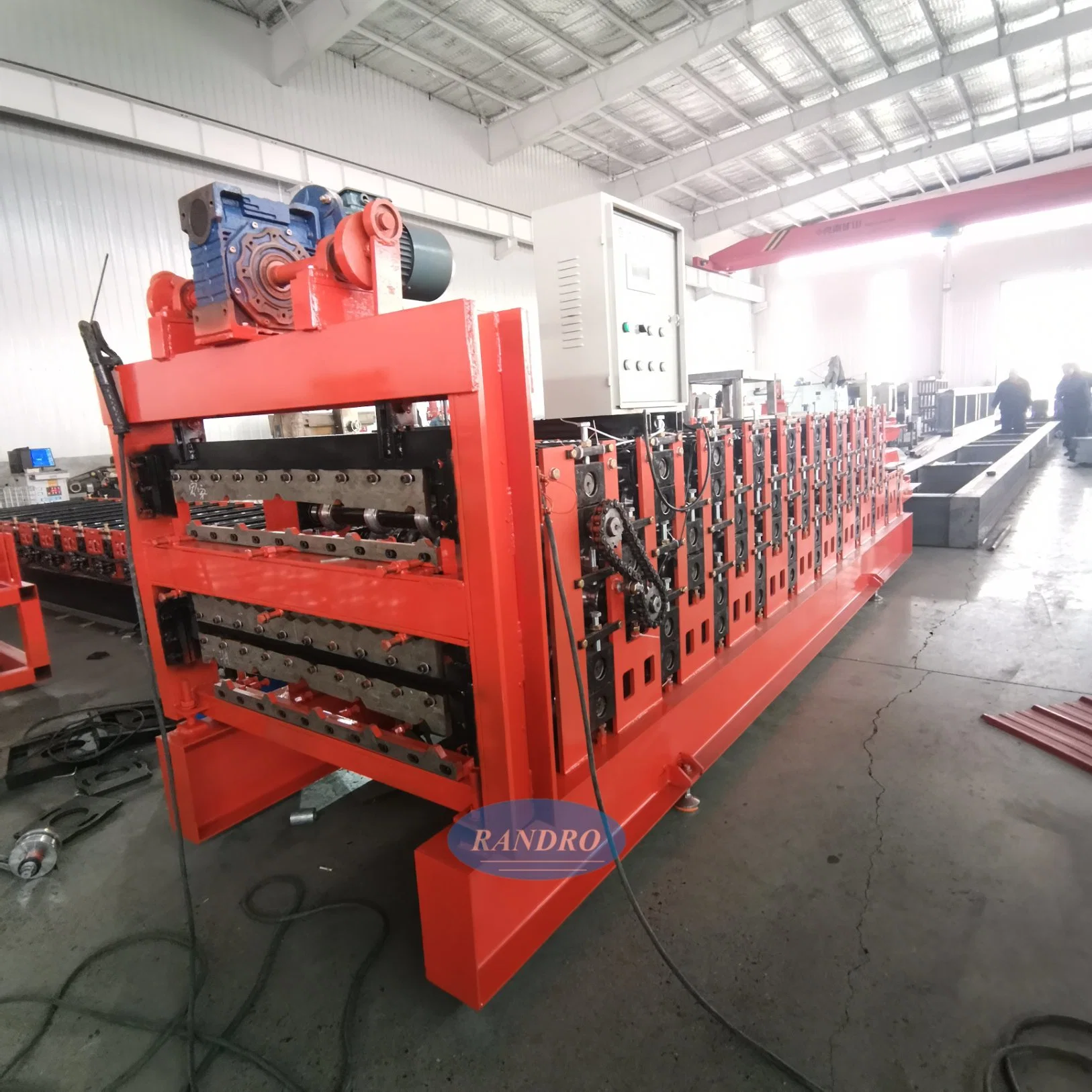 Tile Metal Ibr Sheet Roof Panel Roll Forming Machine Production Line