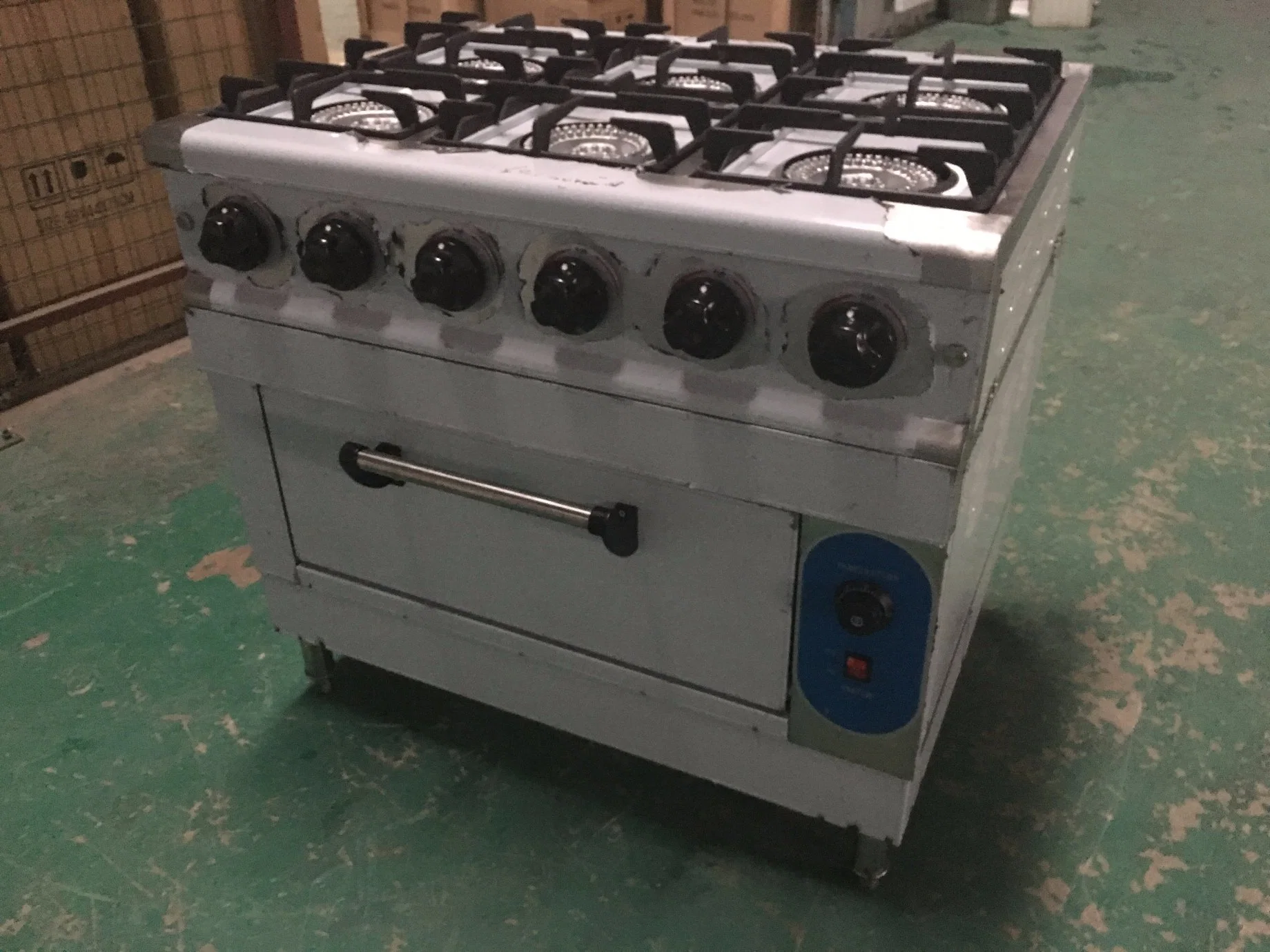 Electric Gas Cooking Range with Economical Burner (HGR-6E)