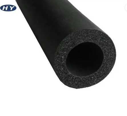 Flexible Elastomeric NBR PVC Rubber Foam Pipe Heat Resistant Insulation Tube Pipe