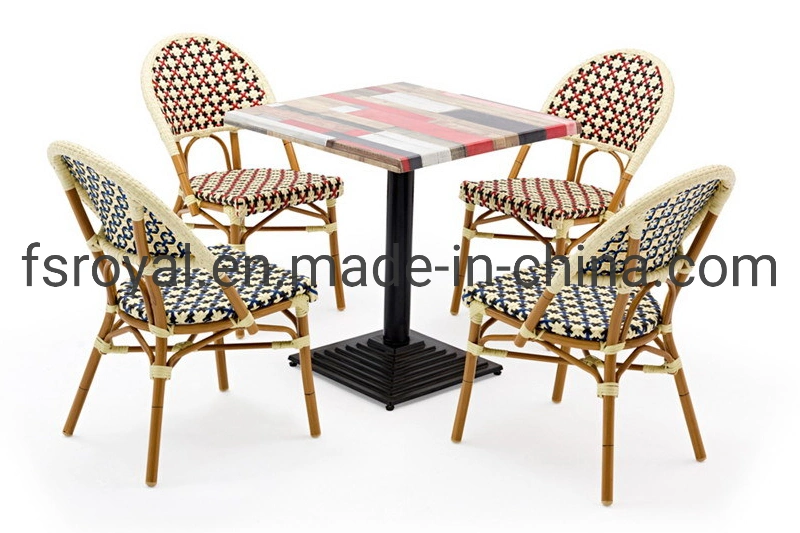 Wicker Rattan Furniture for Stackable Bamboo Looking Chair