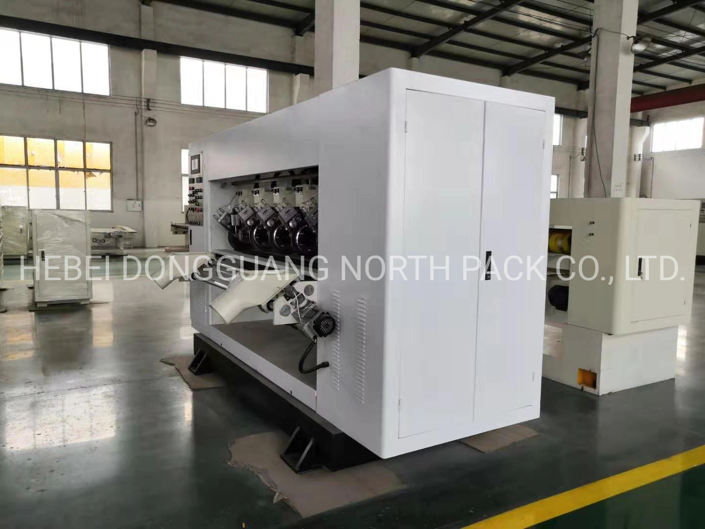 Electric Adjustment Thin Blade Slitting and Creasing Machine Fon Production Line