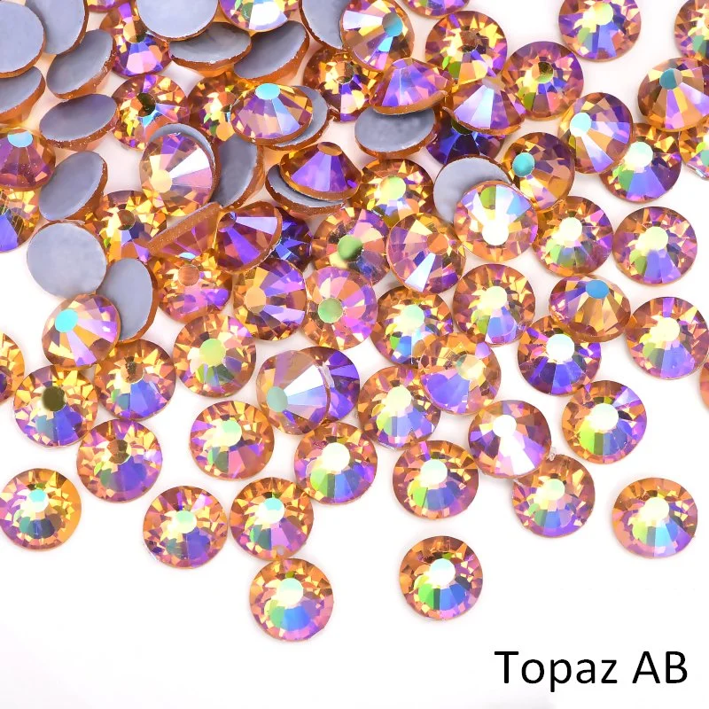 Ss16 Ss20 Ab Topaz Crystal 10 Gross Pack Rhinestones Crystal Stone for Dancing Dress