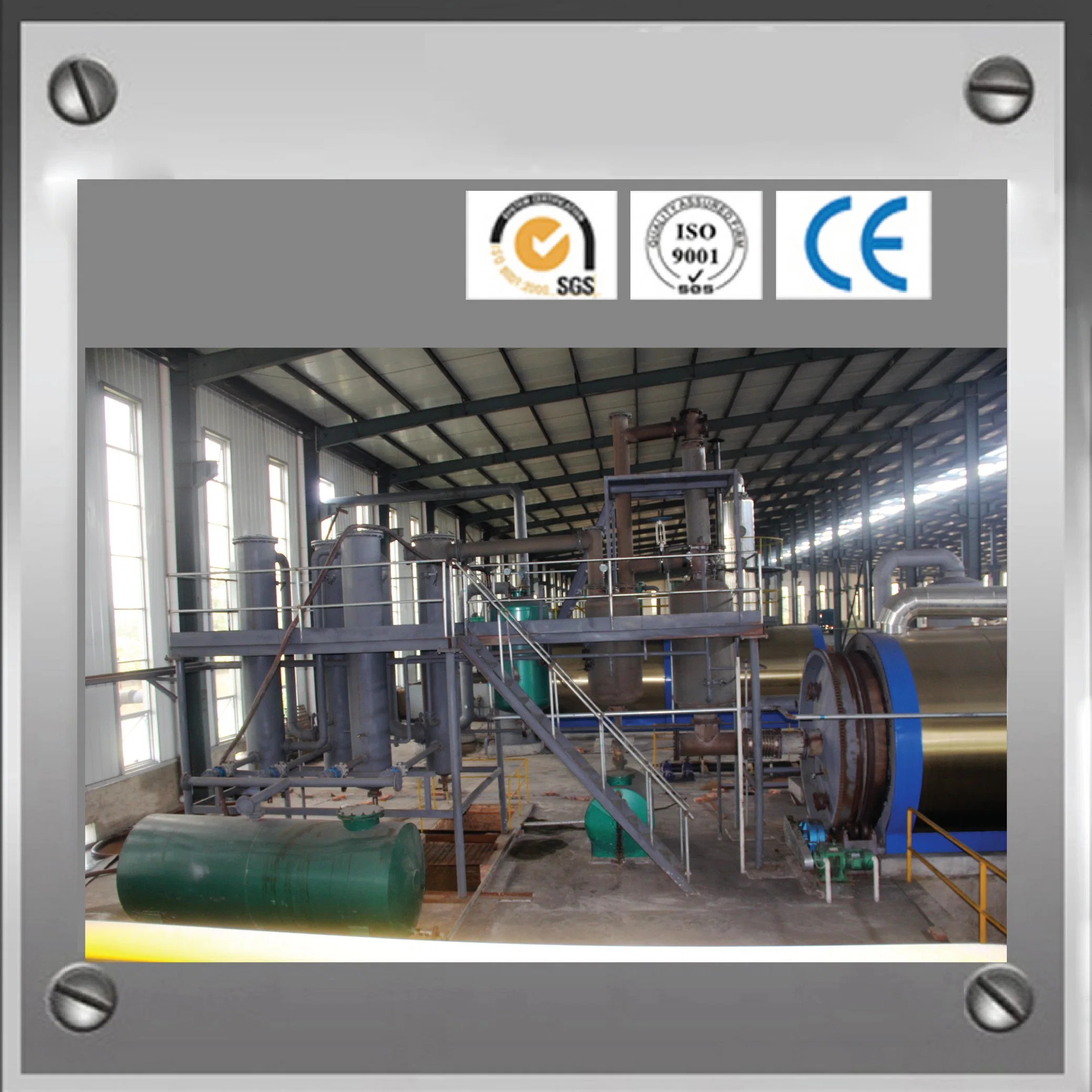 Domestic Garbage/Municipal Waste Disposal Machine/Pyrolysis Plant to Diesel Oil with CE, SGS, ISO, BV