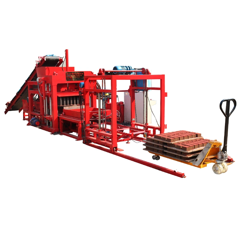 Qtj4-18 Hydraulic Automatic Concrete Cement Block Brick Making Machine with Low Price