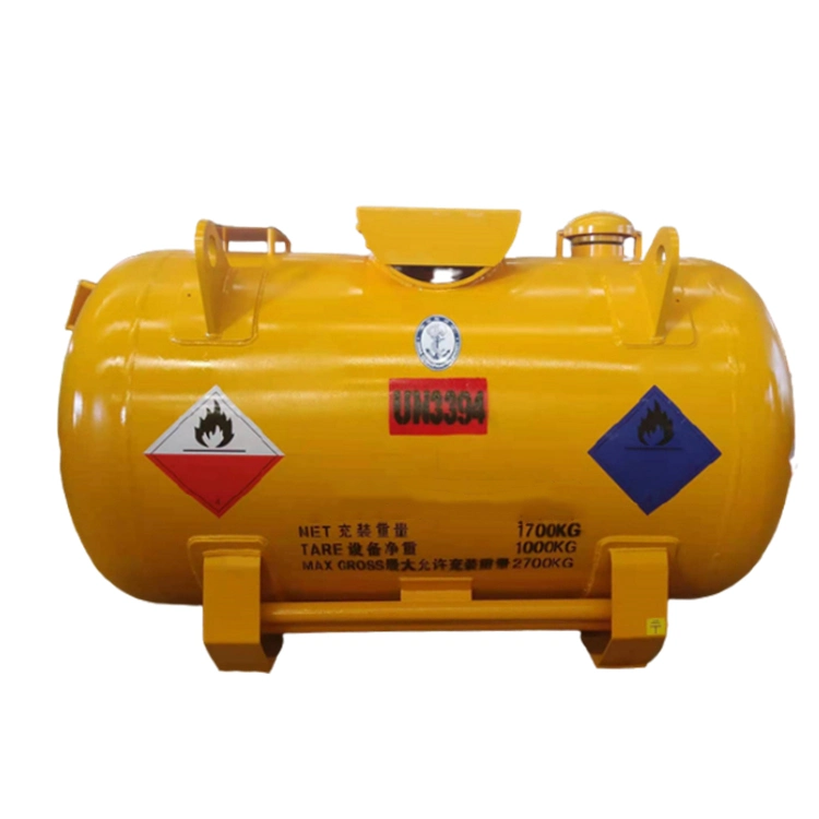 Triethyl Aluminum Mobile Storage Tank Teal Cylinder T21 Un3394 Un3399 Portable 1750L Metal Alkyl CCS