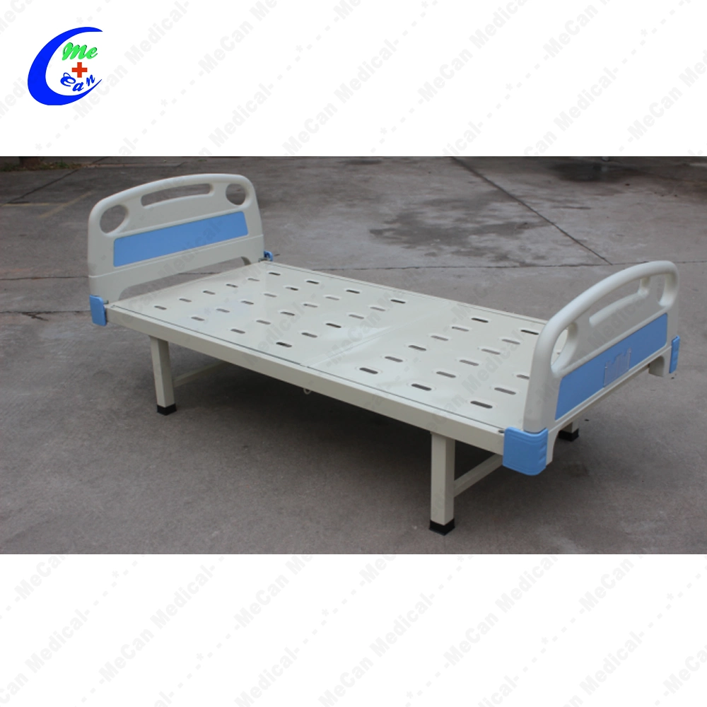 OEM Flat Manual Medical for Sale Philippines Hospital Bed with IV Pole