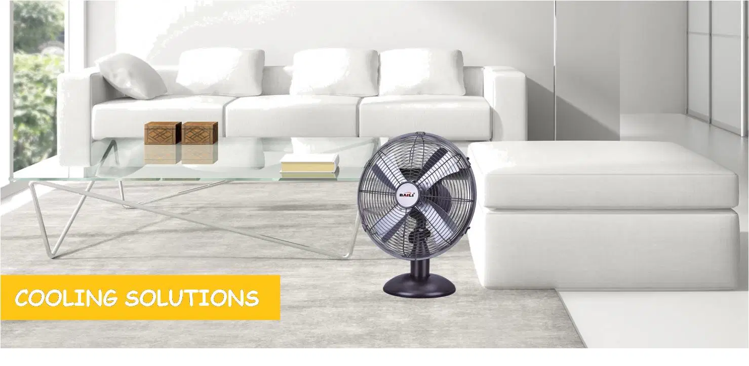 12" Metal Table/Desk Fan with 4 Aluminum Blades