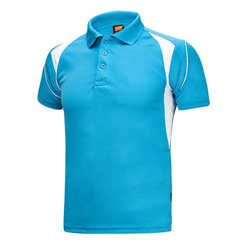 Men's Dry Fit Mesh 2 Buttons Style Cheap Polo Shirts for Advertising Promotion Polo Shirt with Custom Printed Logo