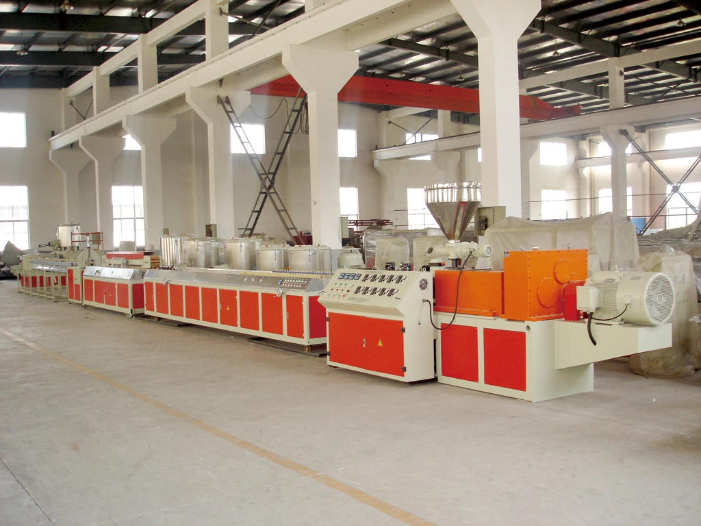 PVC Window Profile Production Line (YF-180, YF-240) Plastic Wood Extruder Machine Plastic PVC Photo Frame Windows and Doors PVC Profile Making Machine