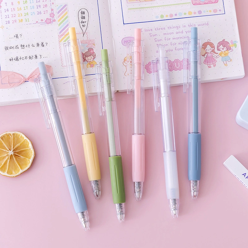 Wholesale/Supplier Morandi Color Small Fresh Press Gel Pen