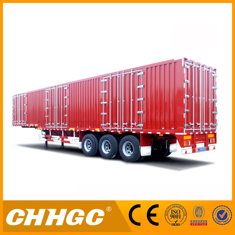 Durable Tren 3 Tipo de grano a granel Semi-Trailer Van