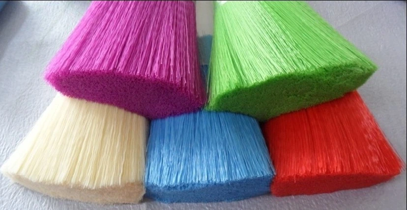 Supply of PVC Mixed Color Filament, Elasticity Fleece Bristles, Customized Corrugated Silk