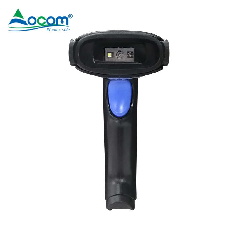 Inalámbrica 2.4G de largo alcance de escáner de códigos de barras omnidireccional de códigos QR Reader Inventario Portable 2D de escáner de códigos de barras inalámbrico