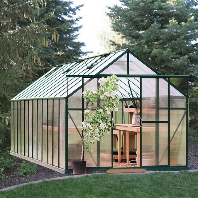 Polycarbonate Commercial Used Greenhouse Sale for Flowers