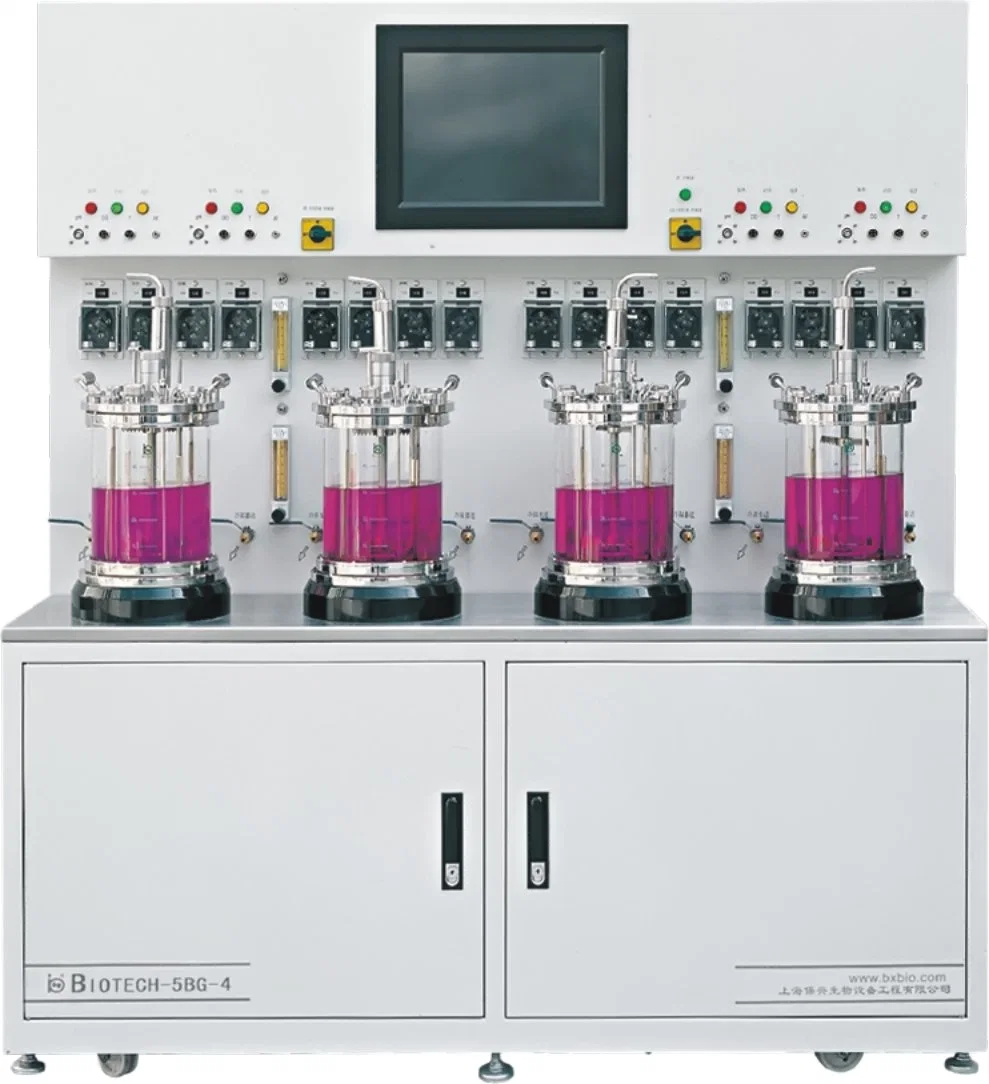 Computer Controlled Biological Fermentation Laboratory System Multistage Independent Sterilization Vaccine Fermenter Equipment