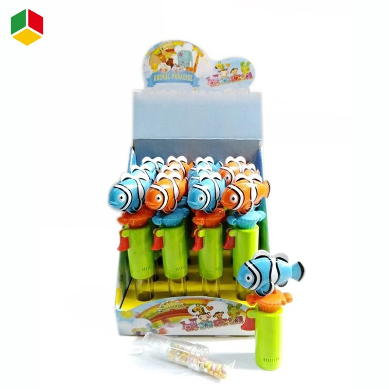 Promoción de los Niños Los niños caliente Qstoys plástico educativo lindo Animal dulce golosina de diseño de juguetes con Funny Stick