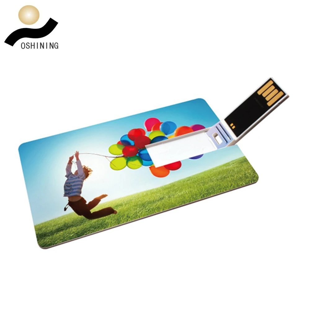 Hot de colorida tarjeta de crédito disco flash USB (USB-032)