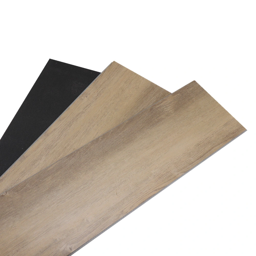 Click Lock Piso PVC Spc Wood Vinyl Plastic Plank Waterproof Fireproof Construction Flooring Price