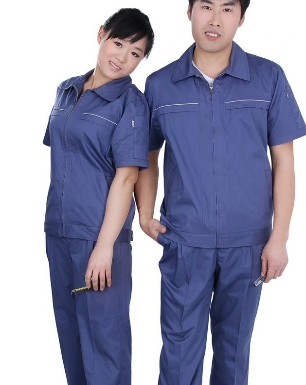 Promotion Custom Short Sleeve Unisex Cotton Workingwear