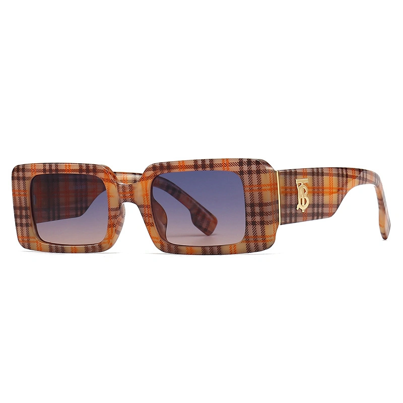 Gafas de sol cuadradas de estilo retro europeo y americano de alta calidad para Mujeres