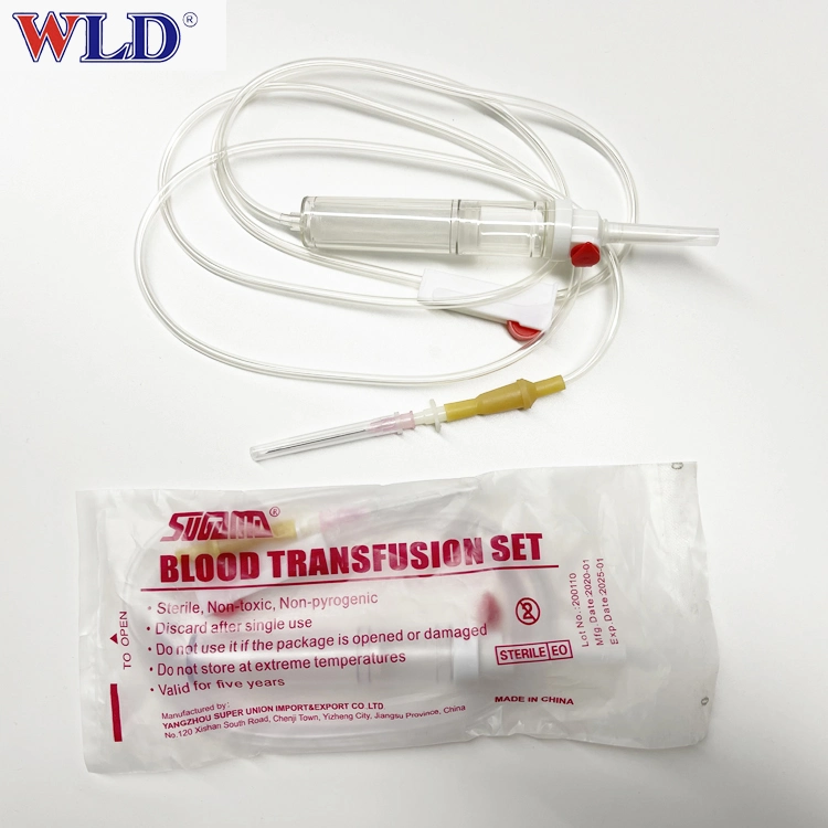 Hot de nouveaux produits stériles de transfusion sanguine de pièces ensemble avec embout Luer Lock y connecter