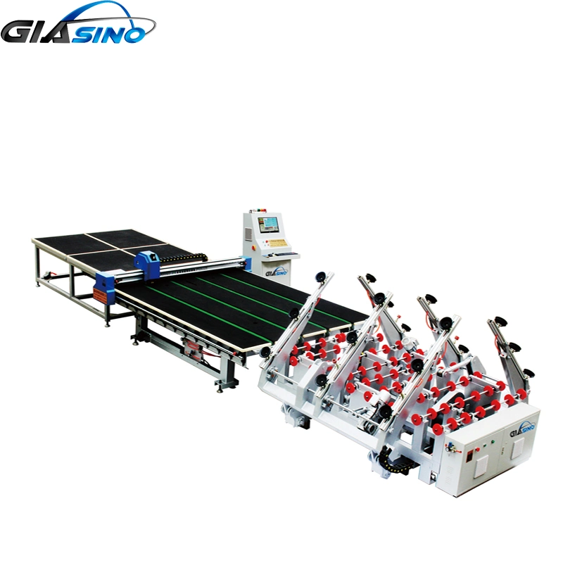 Automatic CNC Glass Loading Cutting Breaking Line Windows Glass Cutting Machine for Glass Processing with Edge Deletion Function
