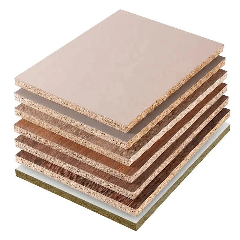 9mm 12mm 15mm 18mm 44mm faible prix de la mélamine Conseil sur le panneau de particules/Contreplaqué/MDF bon marché pour les meubles de panneaux de particules