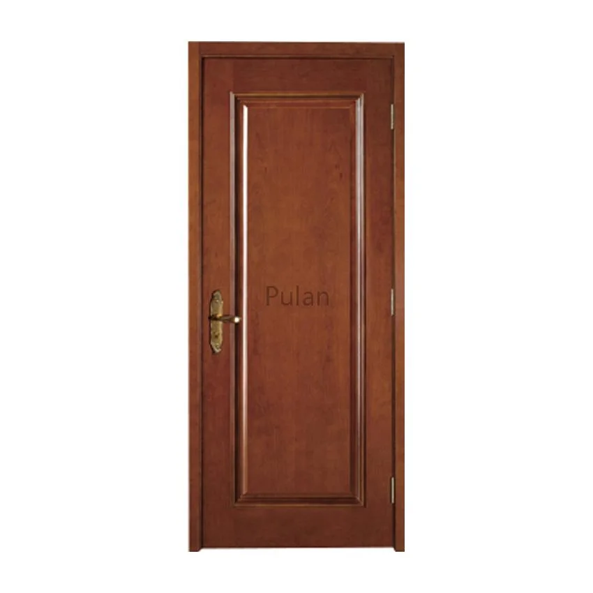 Americaan/European Standard Painting Surface Solid Wooden Door for Interior Bedroom Door Home