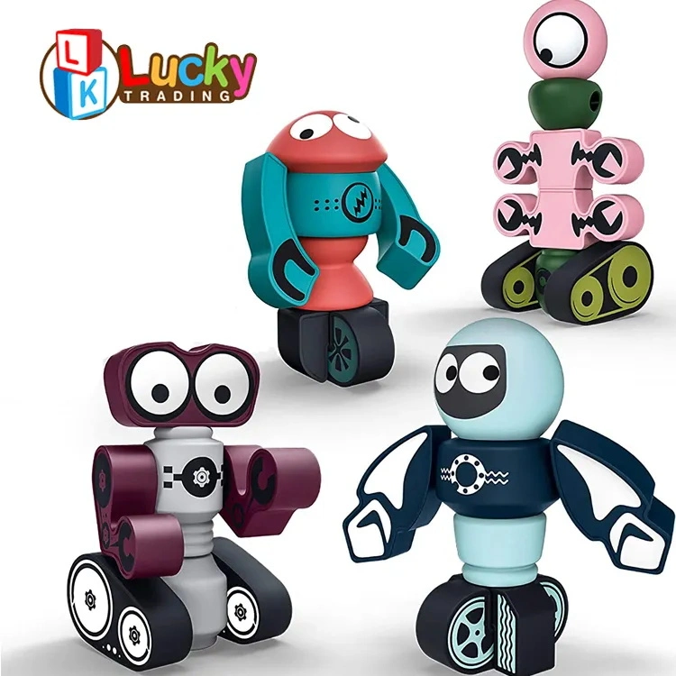 Magnetic Robots Magnetic Blocks Set for Kids