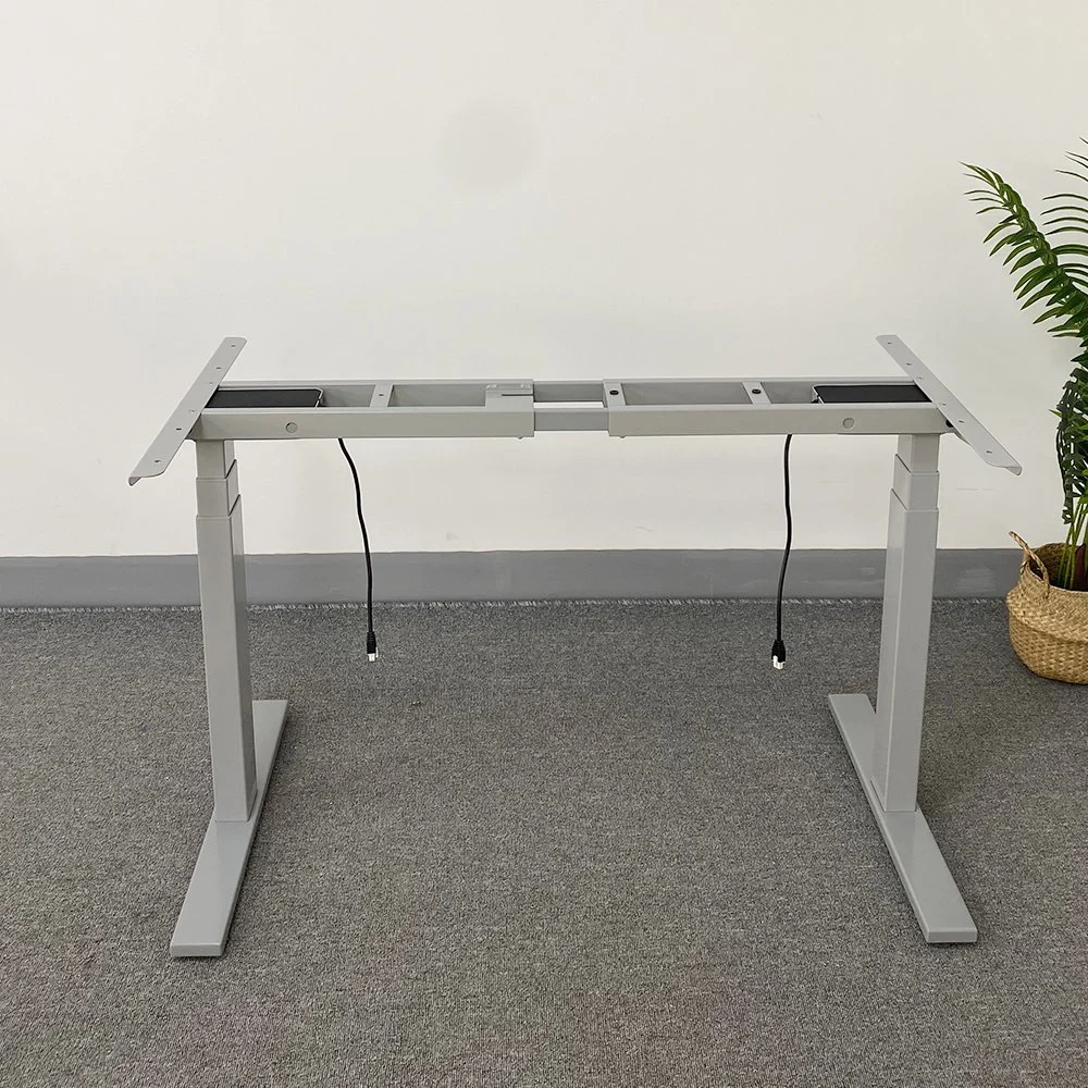 Office Furniture Computer Desk Workstation Electric Dual Motor Sit and Stand Adjustable Desk