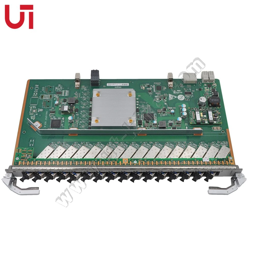 16 منفذ Gpon Olt Board مع وحدة C+ SFP طراز Ma5800 بطاقة خدمة السلسلة Huawei Gphf