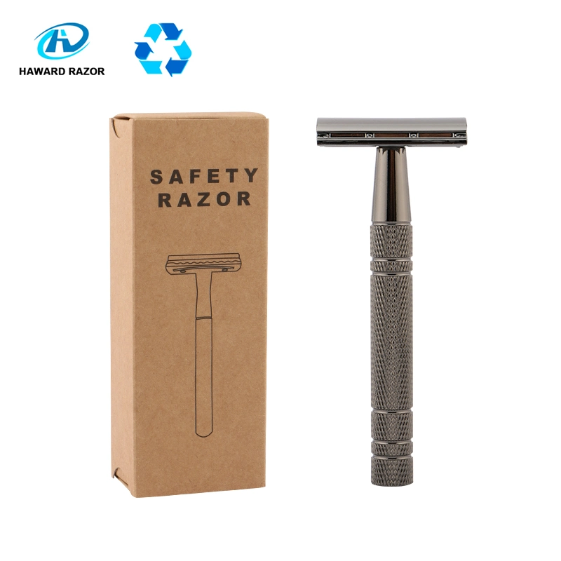 D653 Wholesale/Supplier Price Double Edge Metal Handle Safety Razor Wet Men&prime; S Shaving Razor