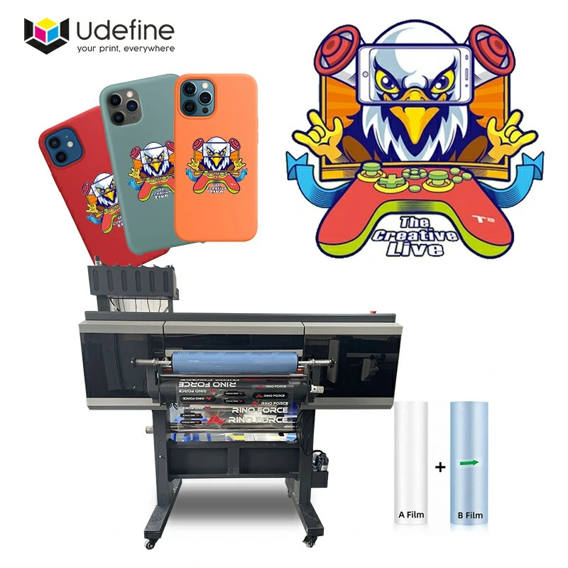 Udefine High elogio Rate UV DTF I3200 Film Sticker Cold Impressora de transferência DTF UV 2023 novo produto