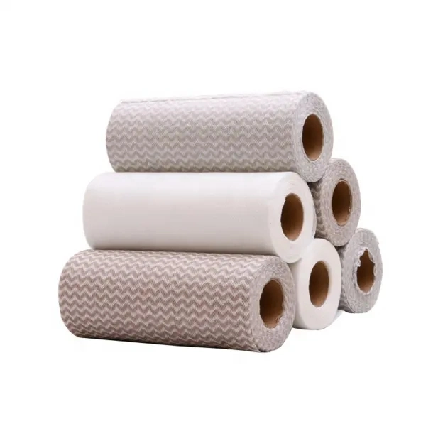 Nonwoven Kitchen Disposable Towel Roll Cleaning Wiping Rags Dishcloth Towel