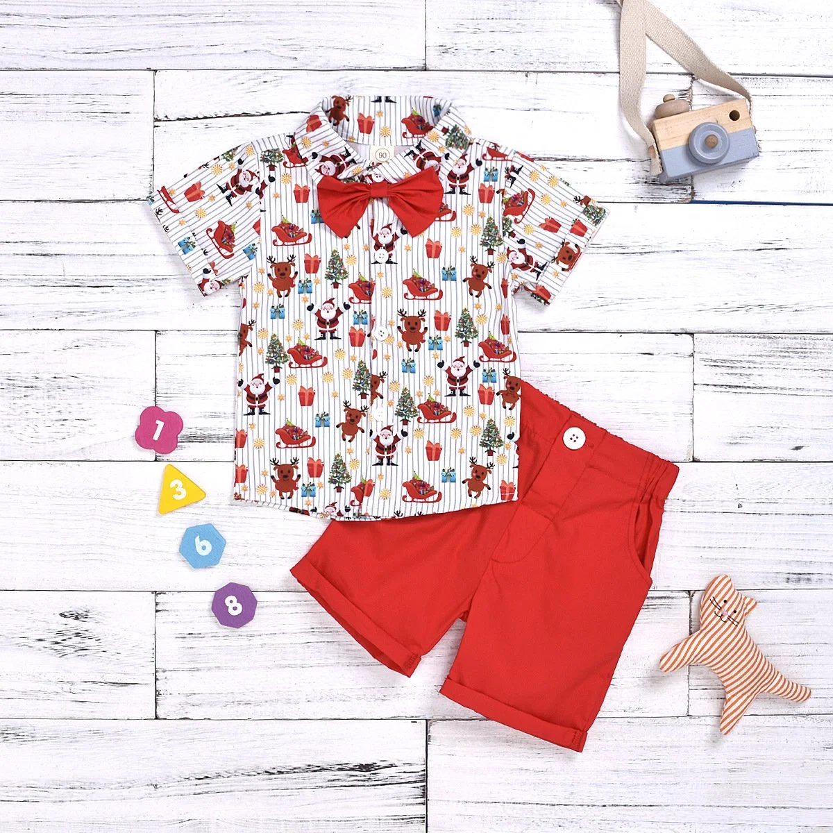 Summer 2 Piece Set Short Sleeves Breathable Soft Hot Sell Kids Apparel New Design Premium Organic Cotton Premium Manufacturer Baby Clothes