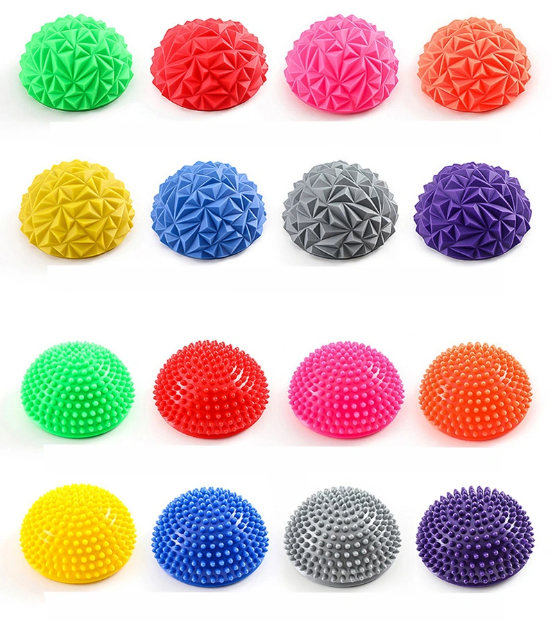 Massage Ball Balancing Pods Polygonal Design Halbrund Yoga Balance Massageball für Kinder und Erwachsene Fitness Fitness Fitness Gym Pods Esg13024