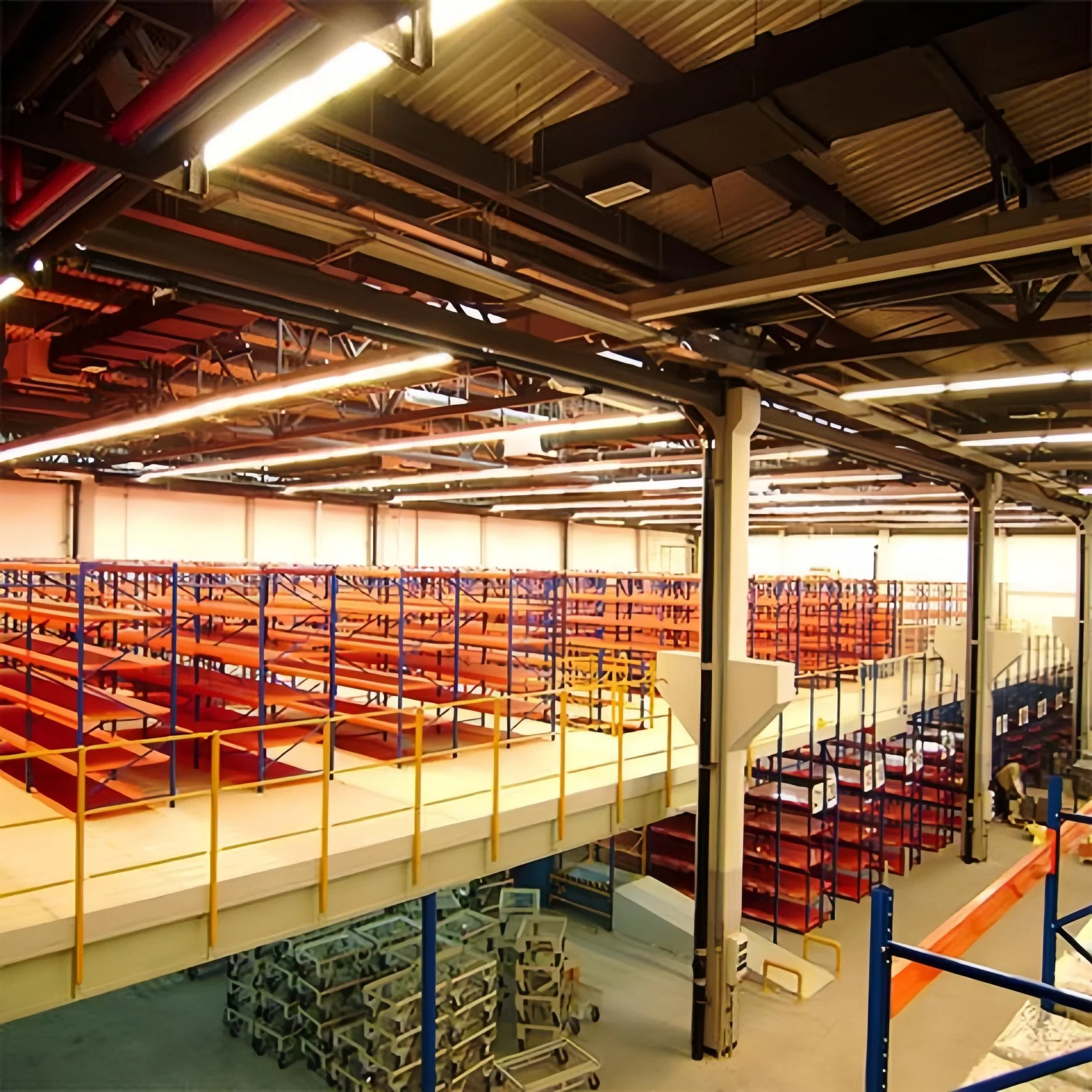 Customized Mezzanine Rack System Mezzanine Warehouse Storage Steel Loft Type Rack