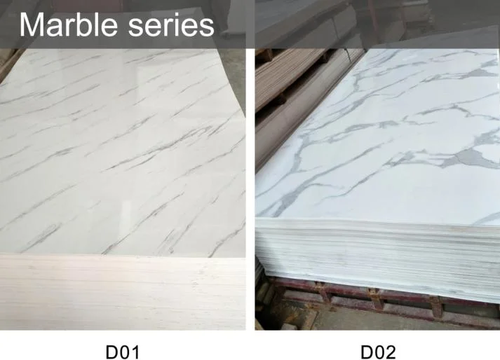 1220X2440mm Wholesale/Supplier Price PVC Marble Sheet UV Coating Wall Panel Sheet