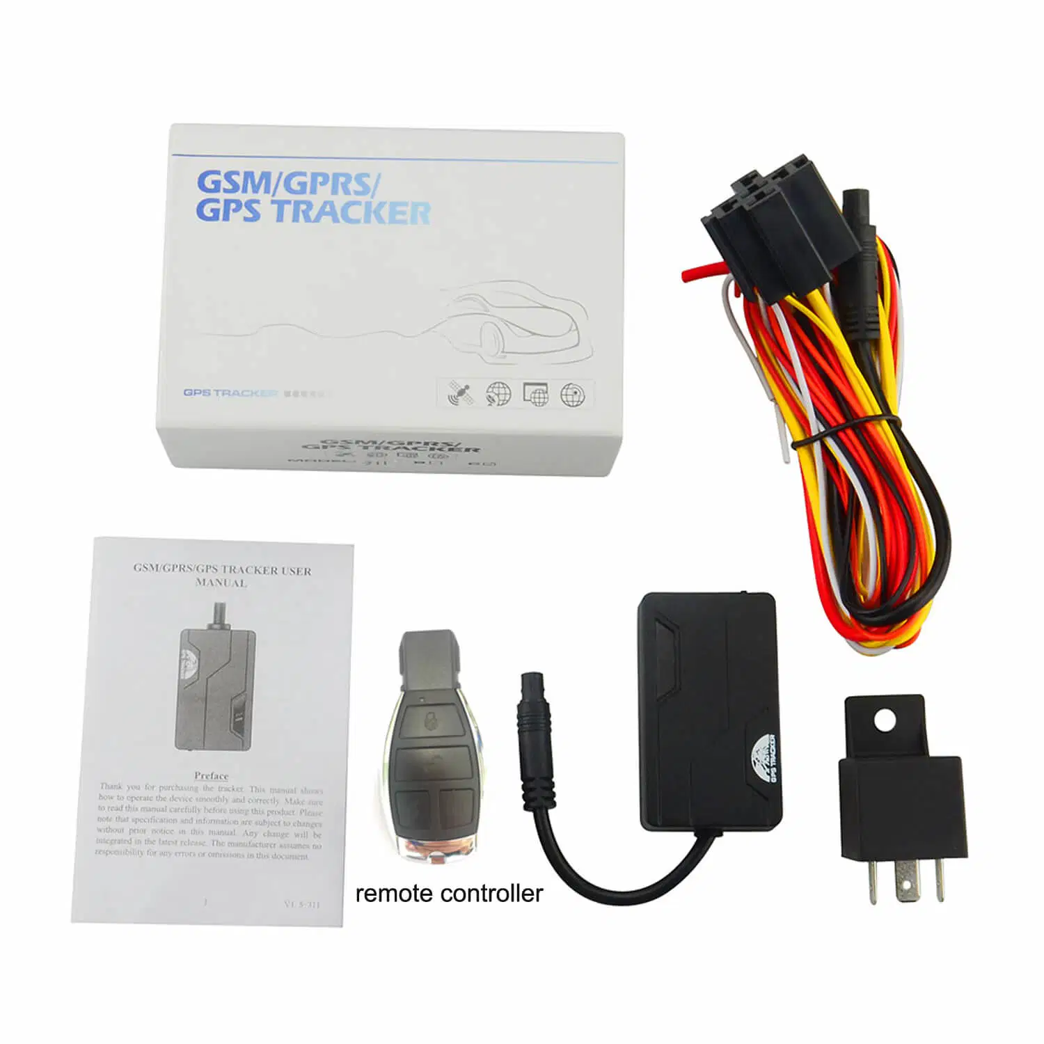 Hot Selling Automotive accurate GSM Mini Car tracker GPS Navigation System with Cut off Oil Petrol T311