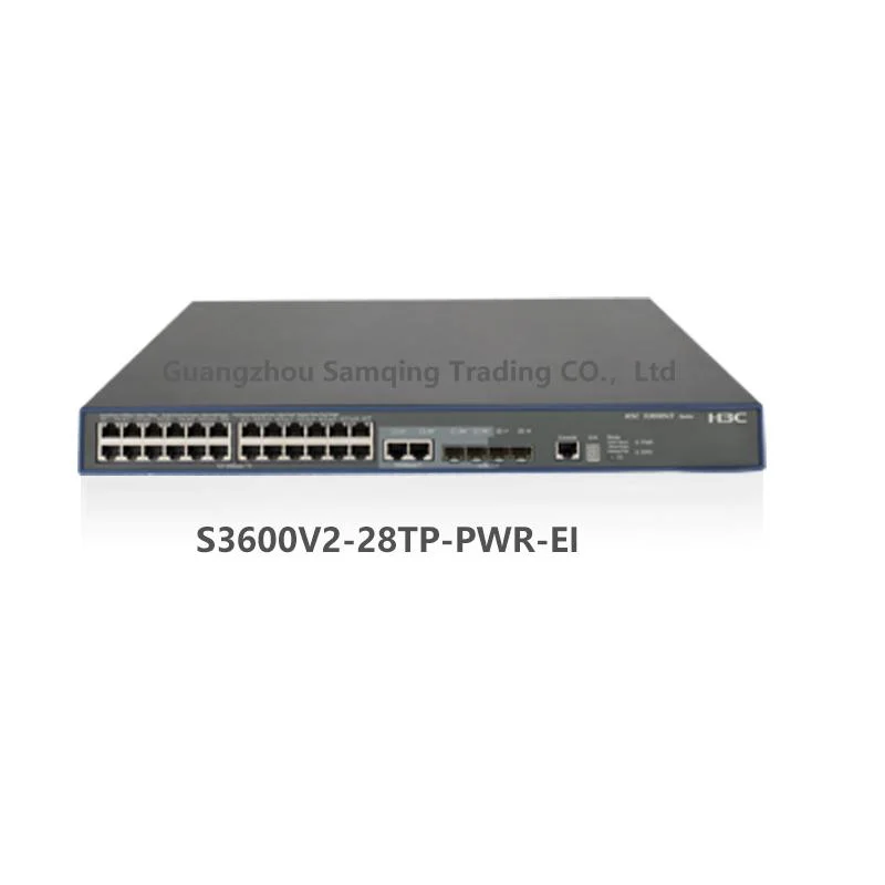 S3600V Pwr-Ei2-28tp-commutateur réseau Ethernet Commutateur intelligent Mainnet souple