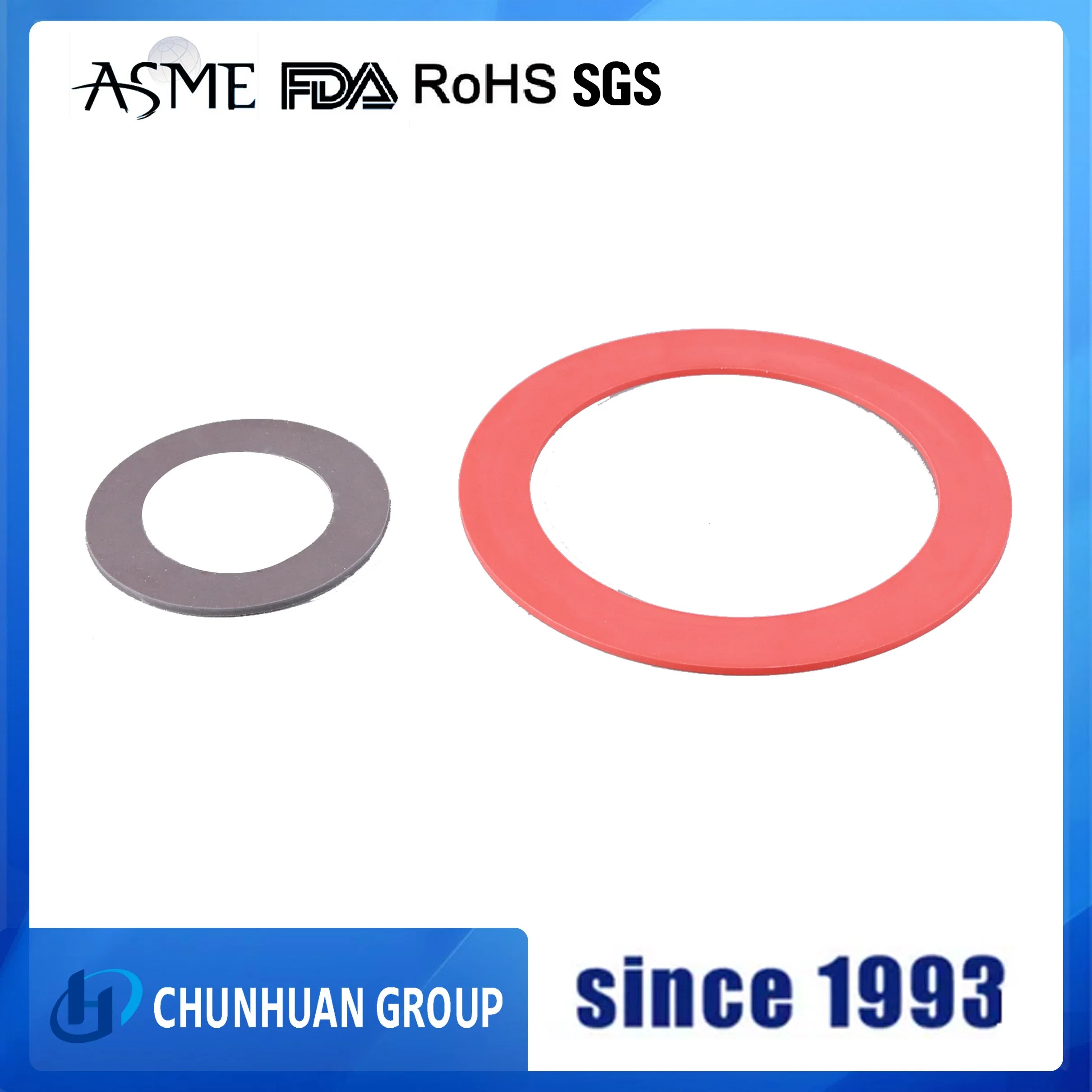 Wholesale Virgin PTFE Gaskets Washer Seal Filled with Graphite Carbon