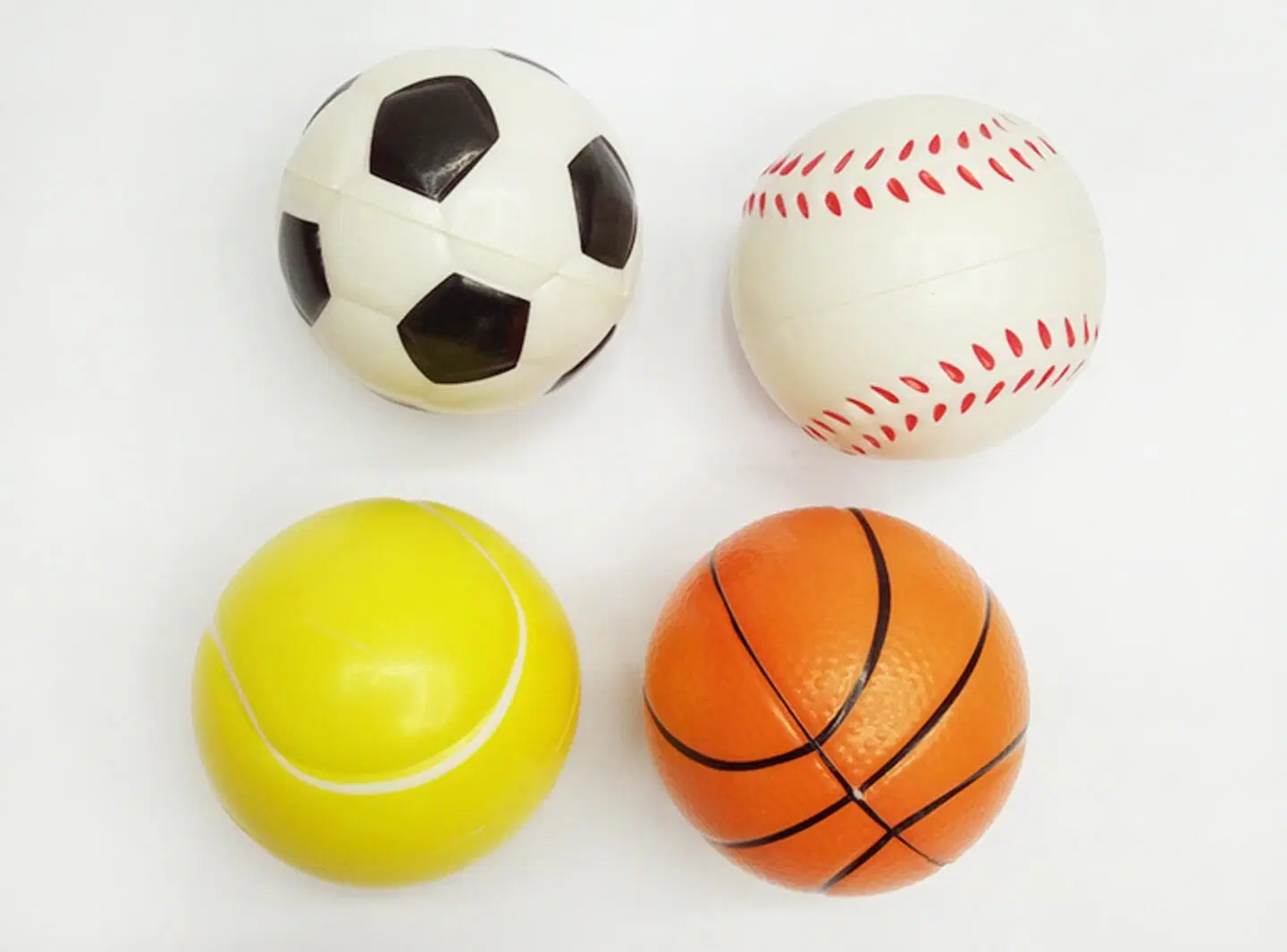 Estilo de basquete 6,3 cm Anti Stress PU Ball